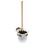 Sapho X ROUND COPPER WC štětka závěsná mléčné sklo měď mat XR303PG – Hledejceny.cz