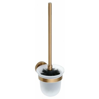 Sapho X ROUND COPPER WC štětka závěsná mléčné sklo měď mat XR303PG – Hledejceny.cz