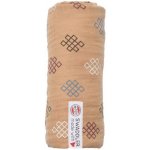 LODGER Swaddler Muslin 120 x 120 cm Knot Xandu Honey – Zboží Mobilmania