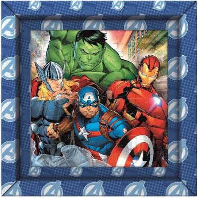 Clementoni 38801 + rámeček Avengers 60 dílků – Zboží Mobilmania