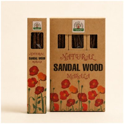 Namaste Natural Masala Dlouho hořící vonné tyčinky Santalové dřevo 9-11 ks – Hledejceny.cz
