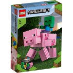 LEGO® Minecraft® 21157 Velká figurka Prase s malou zombie – Zboží Dáma