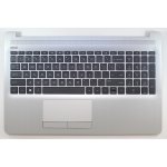 klávesnice HP 250 G7, 256 G7, 255 G7, 15-DA, 15-DB, 15-DX, 15-DR stříbrný palmrest + touchpad – Zboží Živě