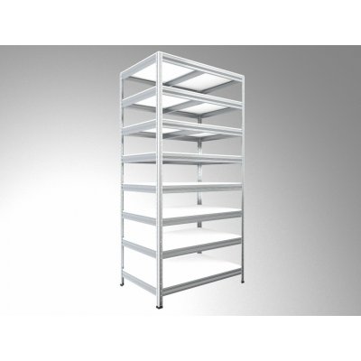 Biedrax Regál 60 x 75 x 270 cm 8 polic – Zbozi.Blesk.cz