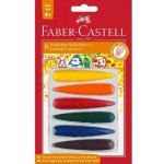 Faber Castell Plastové pastelky voskovky do dlaně 6ks – Sleviste.cz