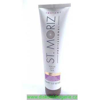 St. Moriz Instant smývatelný tělový bronzer se třpytkami Shimmer (Lasts All Day) 150 ml