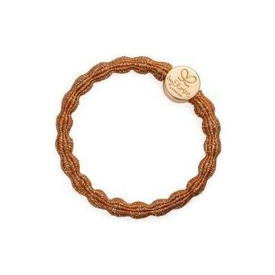 By Eloise London Metallic Gold Circle náramek / gumička do vlasů odtstín Amber – Sleviste.cz
