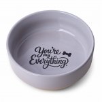 JK ANIMALS keramická miska YUMMY LOVE pro psy světle šedá 16,5 cm 850 ml – Hledejceny.cz