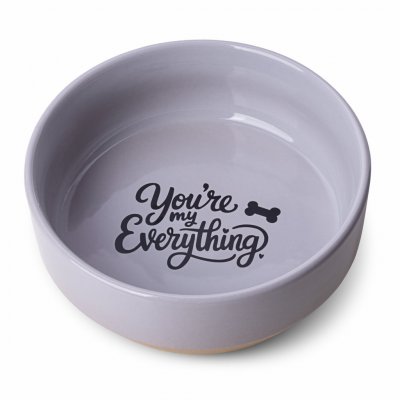 JK ANIMALS keramická miska YUMMY LOVE pro psy světle šedá 16,5 cm 850 ml – Hledejceny.cz