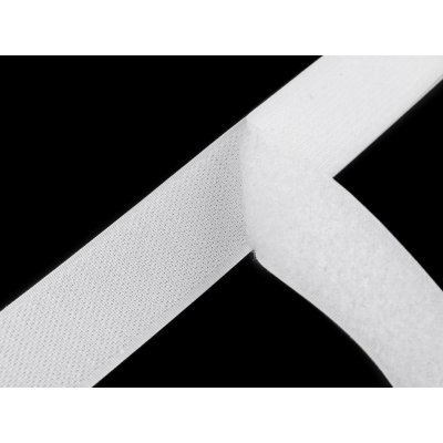 Prima-obchod Suchý zip háček + plyš šíře 30 mm, barva 1 bílá – Hledejceny.cz