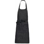 Kariban Zástěra Polycotton K890 černý denim – Hledejceny.cz