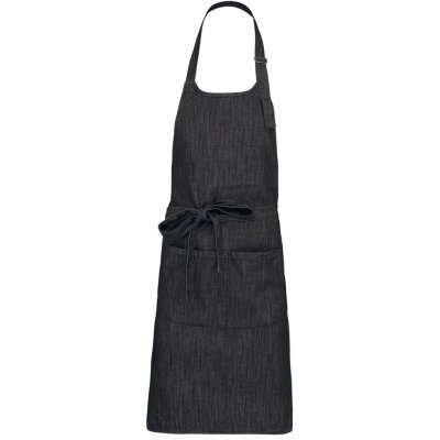 Kariban Zástěra Polycotton K890 černý denim – Hledejceny.cz