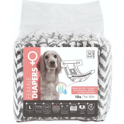 M-Pets Jednorázové pleny pro feny L 10 ks – Hledejceny.cz
