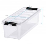 SMARTSTORE úložný box Classic 4 průhledný 3,5 l černé úchytky 3455070 223759 – Zboží Dáma