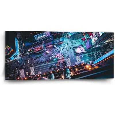 Sablio Obraz Pohled z výšky - 110x50 cm – Hledejceny.cz