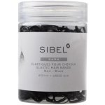 Gumičky do vlasů Sibel Kara Elastic - 14 mm, 500 ks, černé (4432959)