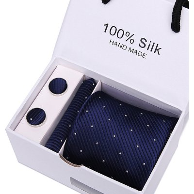 Gaira Kravata manžetové knoflíčky a kapesníček 7081-40 – Zboží Dáma