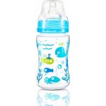 Baby Ono antikoliková lahvička se širokým hrdlem růžová 240 ml – Zboží Dáma