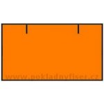 Etikety Contact 25x16 2řádkové oranžové – Zboží Živě