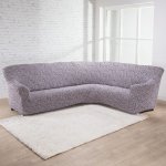 GA.I.CO bielastický potah na rohovou sedačku Brillante hnědý 350 - 530 cm – Sleviste.cz