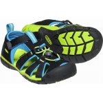 Keen Seacamp II CNX sandálky black/brilliant blue – Sleviste.cz