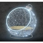 Eco Fix 3D LED světelné křeslo ozdoba 130 cm, ledově bílá, 36 V, 30,5 W, 33 kg – Hledejceny.cz