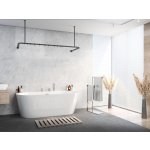 wela UNIVERZÁLNÍ trojstranná tyč SYSTEM DO SPRCHOVACÍHO KOUTU 70x165x70 cm BÍLÁ – Zboží Dáma