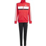 adidas 3-stripes Tiberio dětská souprava červená – Sleviste.cz