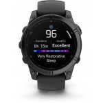 Garmin Fenix E 47mm Stainless Steel Slate Gray/Black 010-03025-01 – Zboží Živě