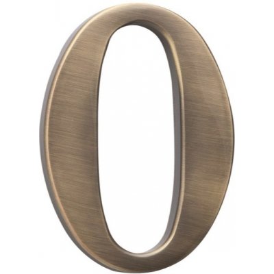 COBRA Domovní číslo BRONZ ČESANÝ 100 mm – Zbozi.Blesk.cz