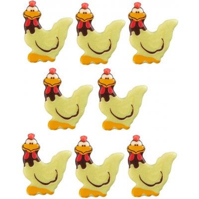 LEMAN DECORATIONS LEMAN Čokoládová dekorace Slepička 8ks – Hledejceny.cz