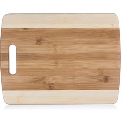 Dřevěné krájecí prkénko s úchytem Banquet Brillante Bamboo 33 x 25 cm – Zboží Dáma