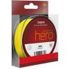 Rybářské lanko Delphin šňůra HERO 4 fluo žlutá 117m 0,16mm 10kg