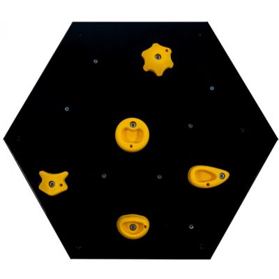 Duvlan hexagonální lezecká stěna 81x71 cm black – Zboží Dáma