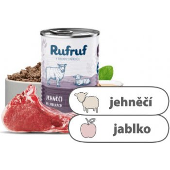 RUFRUF farmářské jehněčí na jablkách 400 g