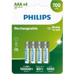Philips AAA 700mAh 4ks R03B4A70/10 – Zboží Živě