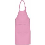 Kariban K889 dětská zástěra s laclem růžová UX – Zboží Dáma