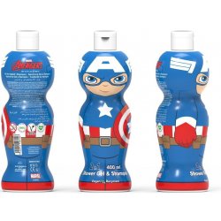 Captain America sprchový gel a šampon 400 ml