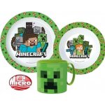 STOR Sada plastového nádobí Minecraft s hrnkem 3 dílná – Zboží Dáma