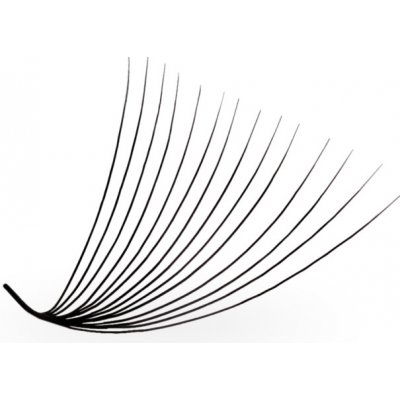 Luxury Lashes 14D Premium Řasy v Hotovém Vějířku 500 ks Zakřivení umělých řas: D, Délka umělých řas: 13 mm, Tloušťka řas: 005 – Zbozi.Blesk.cz