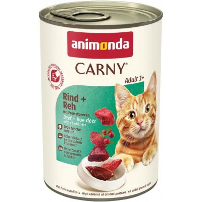 Carny Adult hovězí srnčí brusinky 400 g – Sleviste.cz
