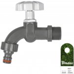 BRADAS Plastový kohout na hadici 3/4" WHITE LINE – Sleviste.cz