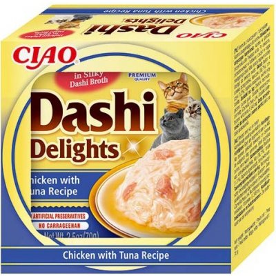 Inaba Churu Cat Dashi Delights kuře s tuňákem 70 g – Hledejceny.cz
