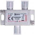 EMOS J0198 Slučovač satelitního a anténního signálu (TV/SAT) – Hledejceny.cz