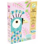 DJECO Obrázky z písku a třpytek: Oslňující ptáci – Zboží Mobilmania