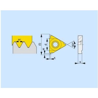 Soustružnické VBD závitové + zapichovací 80030893 / 7575365 TN 60° PP INT C3 -S- PRAMET - PM-TN-16NLAG60-T8010 – Hledejceny.cz