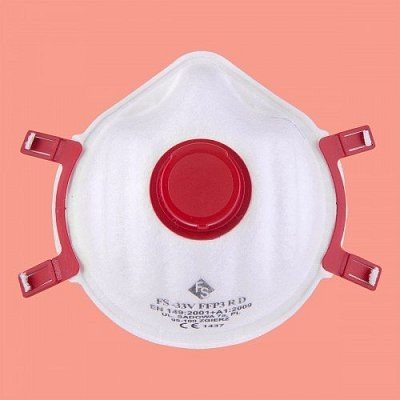 Filter Service respirátor FS-33 V RD, třídy FFP3, opakovaně použitelný s ventilkem – Zboží Dáma