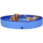 vidaXL Skládací bazén pro psy PVC modrý 200 x 30 cm – Sleviste.cz