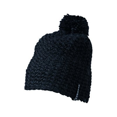 UNICOLOURED CROECHETED CAP WITH POMPON MB7939 s kulich em černá – Hledejceny.cz
