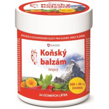 Swiss koňský balzám hřejivý 550 ml